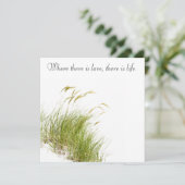 Faire-part de mariage de plage (Debout devant)