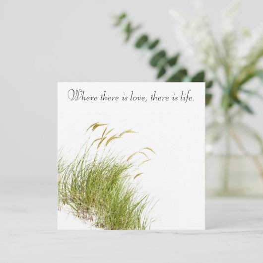 Faire-part de mariage de plage (Debout devant)