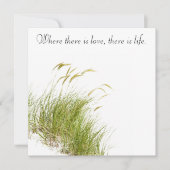 Faire-part de mariage de plage (Devant)