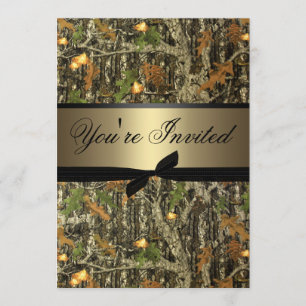 Faire-part de mariage de Plain Camo