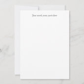 Faire-part de mariage de PMACarlson Elegant Iris (Dos)