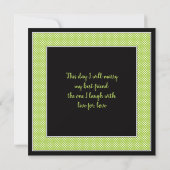 Faire-part de mariage de points Polka personnalisa (Dos)