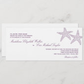 Faire-part de mariage de poisson d'eau douce (Devant / Derrière)