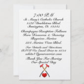 Faire-part de mariage de pompier (Dos)