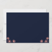 Faire-part de mariage de pot de maçon - corail, (Dos)