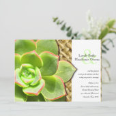 Faire-part de mariage de poule stylisée et de (Debout devant)