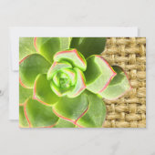 Faire-part de mariage de poule stylisée et de (Dos)