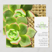 Faire-part de mariage de poule stylisée et de (Devant / Derrière)