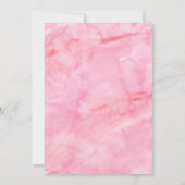 Faire-part de mariage de printemps à l'aquarelle r (Dos)