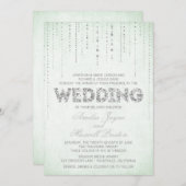 Faire-part de mariage de recherche de Parties scin (Devant / Derrière)