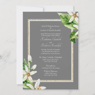 Faire-part de mariage de remplissage formel Les de
