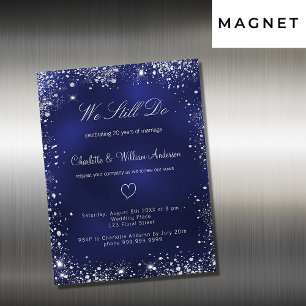 Faire-part de mariage de renouvellement voeu argen