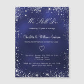 Faire-part de mariage de renouvellement voeu argen (Devant)