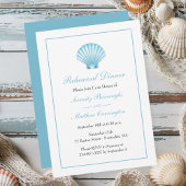 Faire-part de mariage de répétition de plage Seash