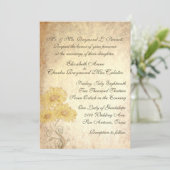 Faire-part de mariage de reproduction antique des  (Debout devant)