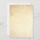 Faire-part de mariage de reproduction antique des  (Dos)