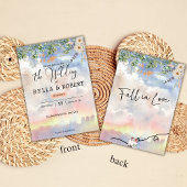 Faire-part de mariage de rêve aquarelle