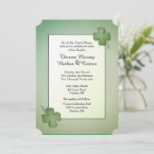 Faire-part de mariage de rêve irlandais (Debout devant)