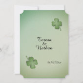 Faire-part de mariage de rêve irlandais (Dos)