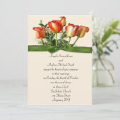 Faire-part de mariage de Rose Bouquet (Debout devant)