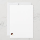 Faire-part de mariage de Rose monogramme (Dos)