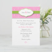 Faire-part de mariage de ruban et de phoque (Debout devant)