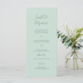 Faire-part de mariage de script, conception de tai (Debout devant)