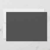 Faire-part de mariage de script de tableau noir (Dos)