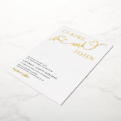 Faire-part de mariage de script du coeur (Rotation)