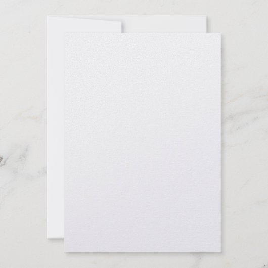 Faire-part de mariage de script noir et blanc (Dos)