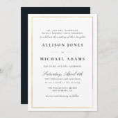 faire-part de mariage de script simple et élégant (Devant / Derrière)