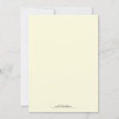 Faire-part de mariage de silhouette d'arbre (Dos)
