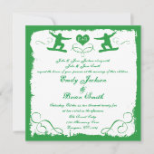 Faire-part de mariage de snowboard blanc grunge (Devant)