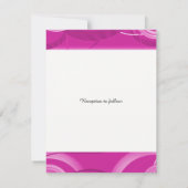 Faire-part de mariage de style abstrait avec tourb (Dos)