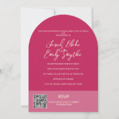 Faire-part de mariage de style Arche Florale (Dos)