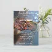 Faire-part de mariage de style asiatique moderne e (Debout devant)