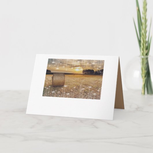 Faire-Part de Mariage de Style Campagnard (Dos)