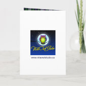 Faire-part de mariage de style de carte de tartan (Dos)