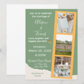 Faire-part de mariage DE STYLE RANCH (Devant / Derrière)