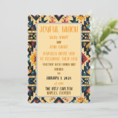faire-part de mariage de style sud-ouest (Debout devant)