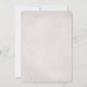 Faire-part de mariage de style vintage (Dos)