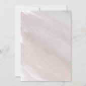 Faire-part de mariage de superposition brossée (Dos)