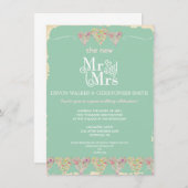 Faire-part de mariage de tableau de bord des coeur (Devant / Derrière)