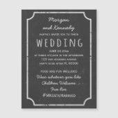 Faire-part de mariage de tableau de bord magnétiqu (Devant)