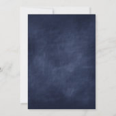 Faire-part de mariage de tableau de marine (Dos)