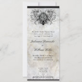 Faire-part de mariage de tatouage urbain irlandais (Devant)