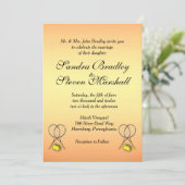 Faire-part de mariage de tennis Sunset (Debout devant)