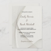 Faire-part de mariage de texture Abstraite (Devant / Derrière)