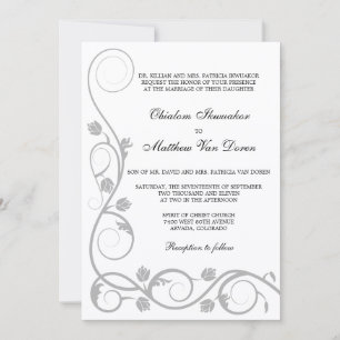 Faire-part de mariage de torrents d'argent personn