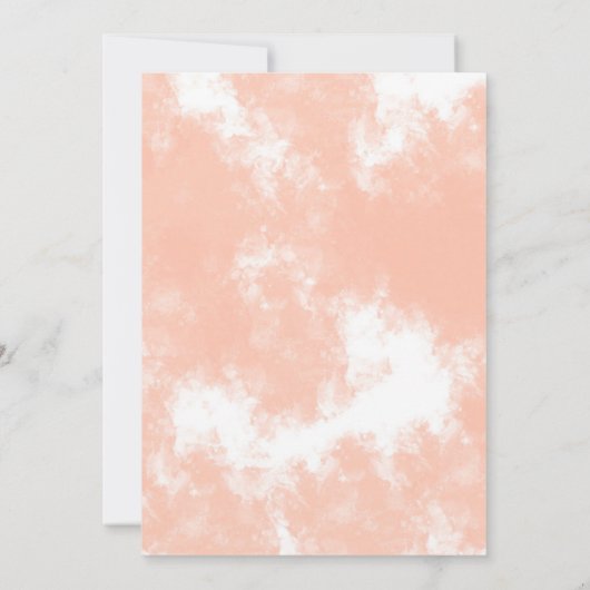 Faire-part de mariage de typographie manuscrite co (Dos)